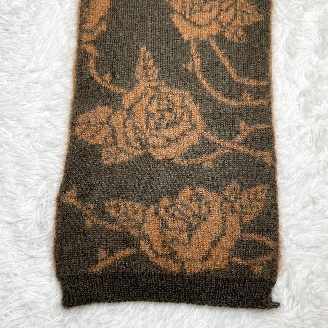 ギャングスタービル　マフラー・ストール・バラ・モヘア・ヂャガード・アンゴラヤギ