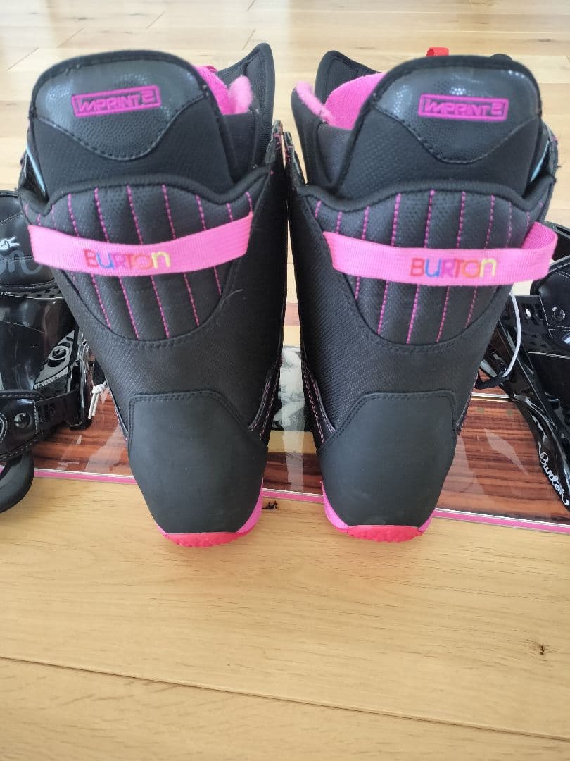 Burton スノーボードブーツ ブラック/ピンク