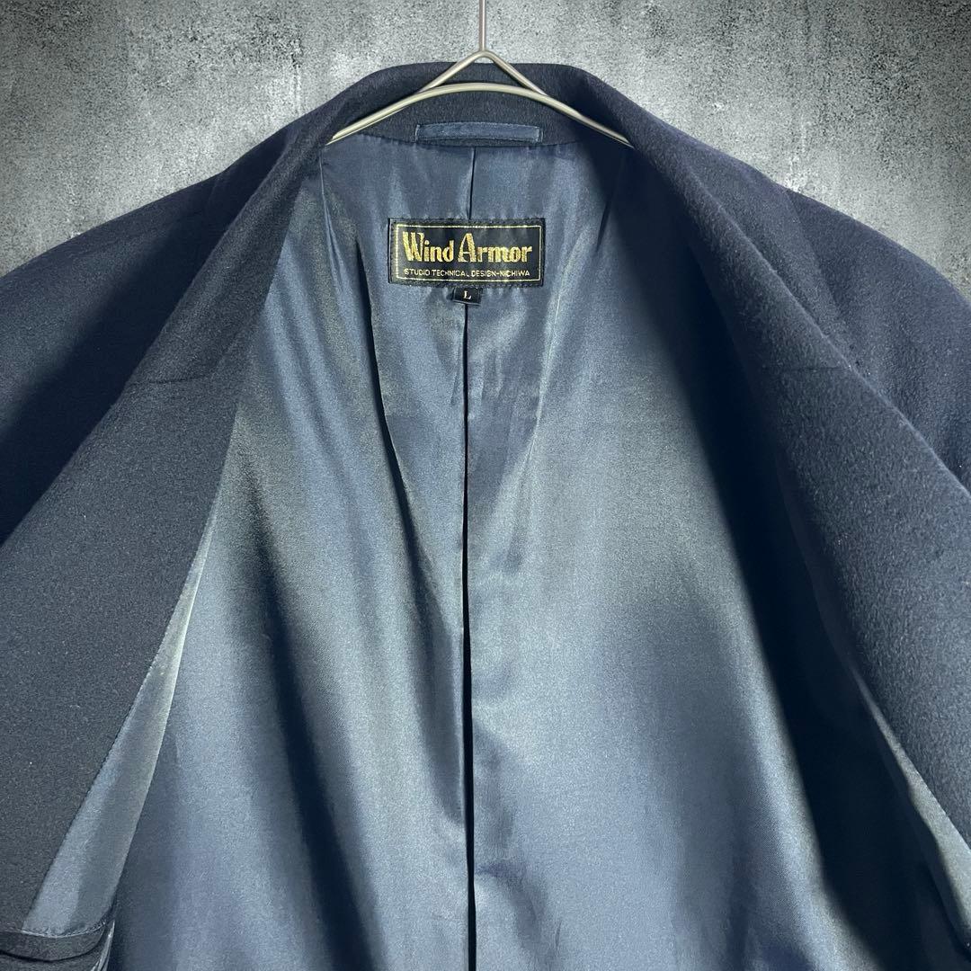 極美品✨ウィンドアーマー カシミヤ100％ ダブルチェスターコート L