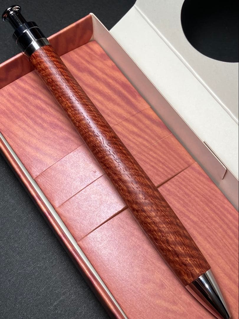 工房楔 花梨縮杢 ルーチェペン ボールペン