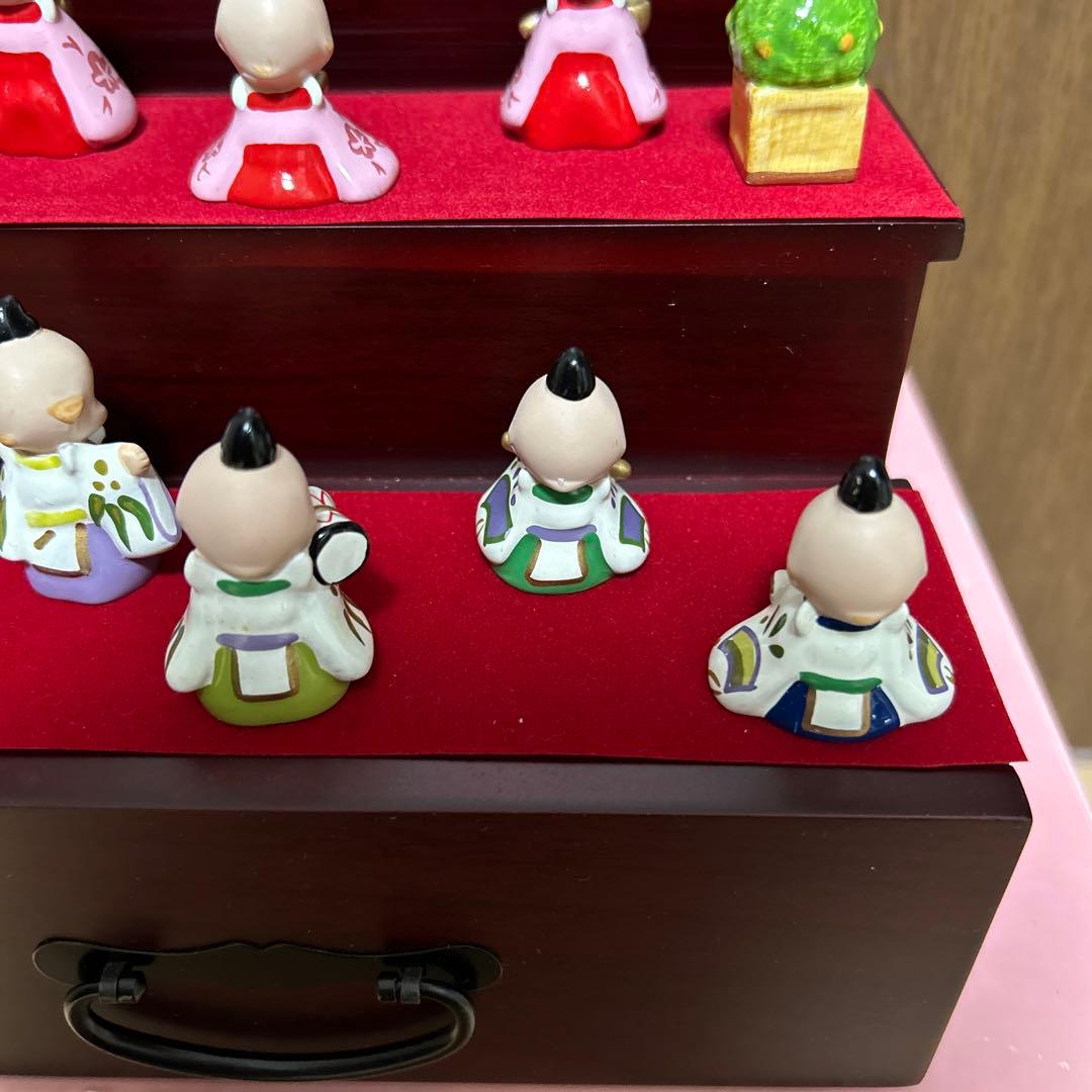 ローズオニール　キューピー　「お雛様三段かざり」