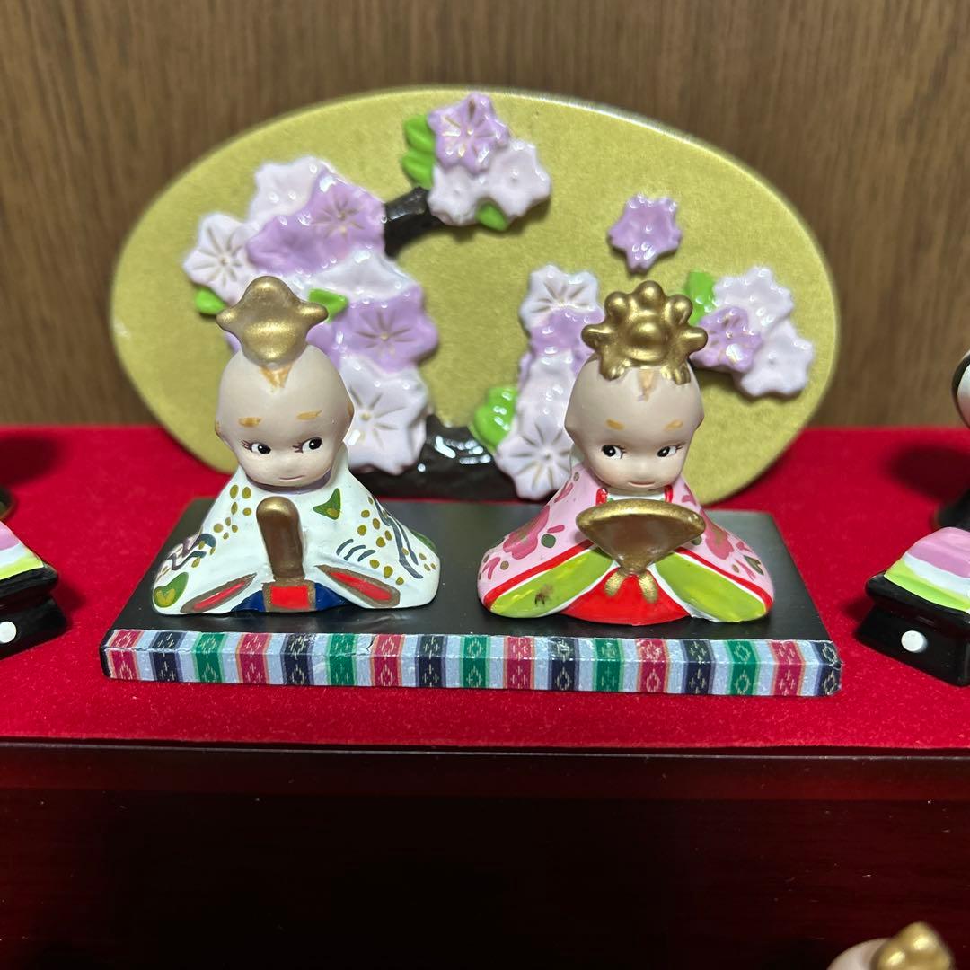 ローズオニール　キューピー　「お雛様三段かざり」