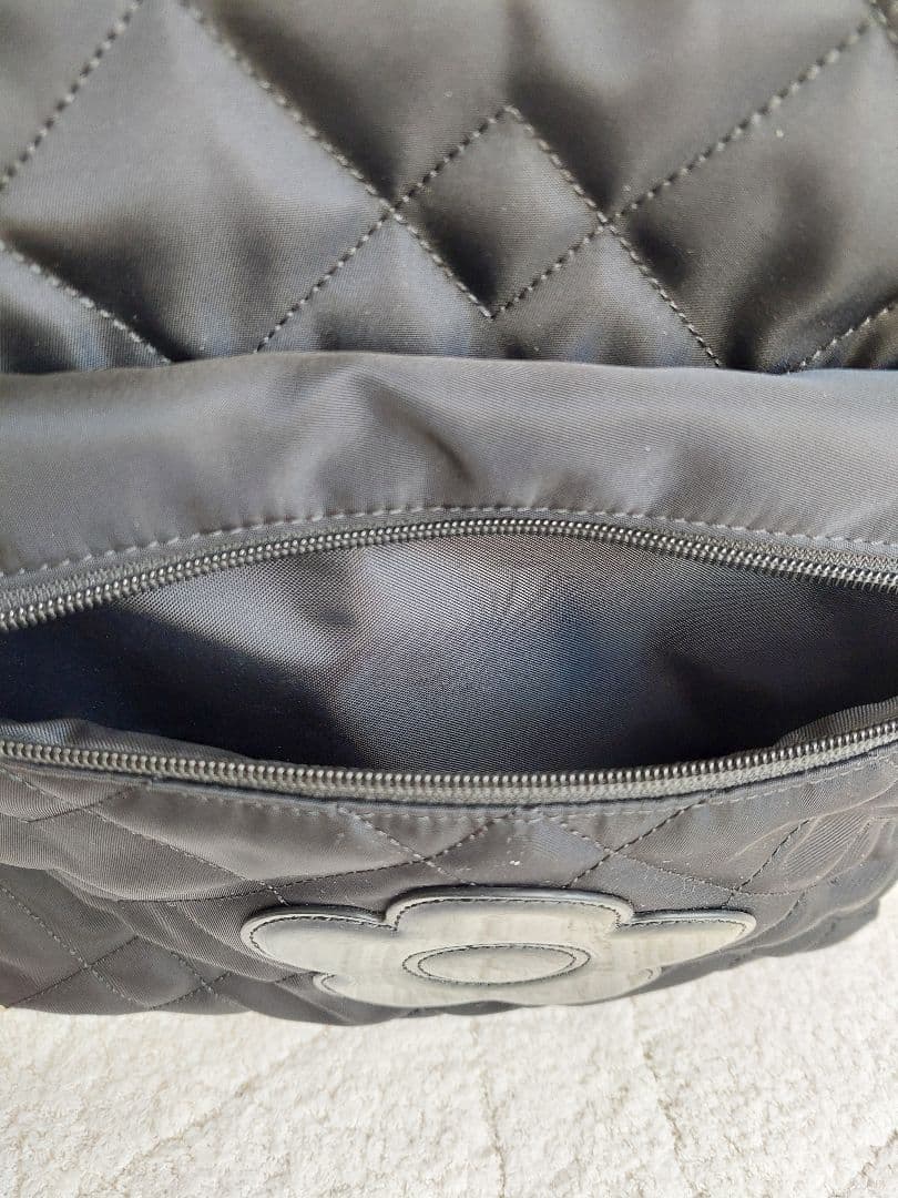 ✨美品✨マリークワントMARY QUANT キルティング リュック　ブラック