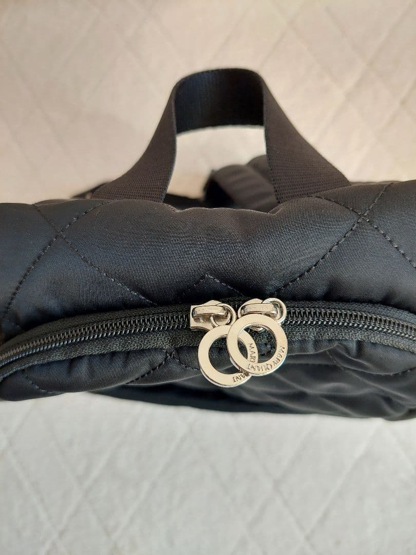 ✨美品✨マリークワントMARY QUANT キルティング リュック　ブラック