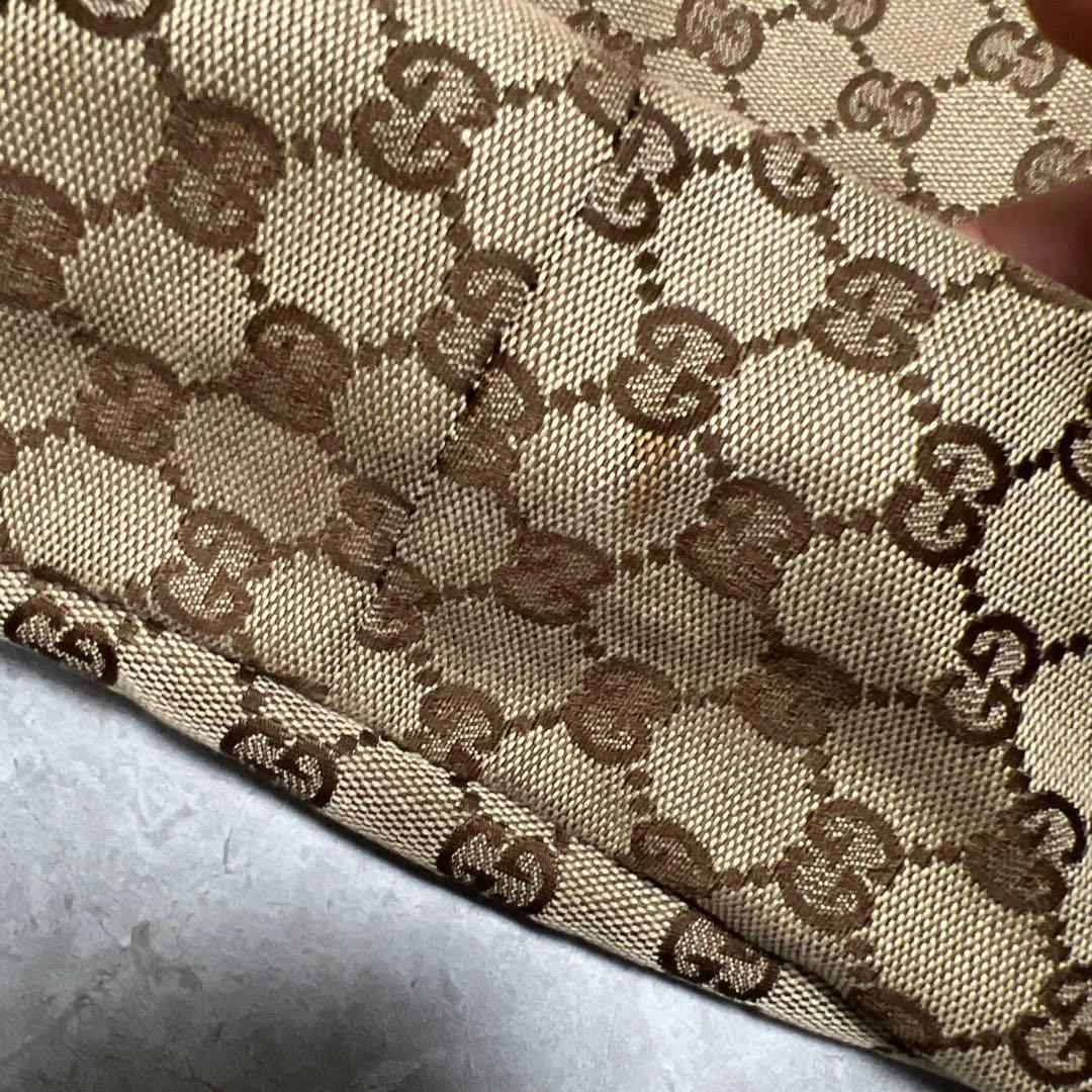 GUCCI ベージュ GGパターン トートバッグ