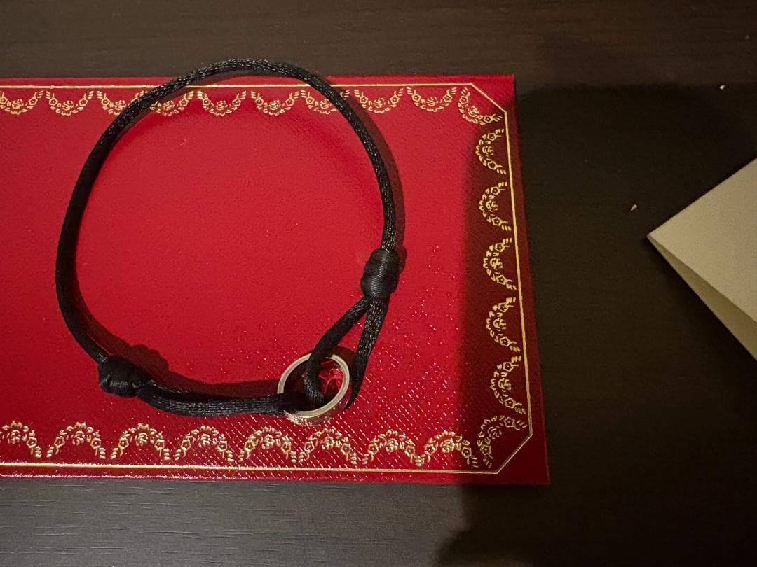 カルティエ ベビーラブ ブレスレット 保証書付 Cartier K18WG