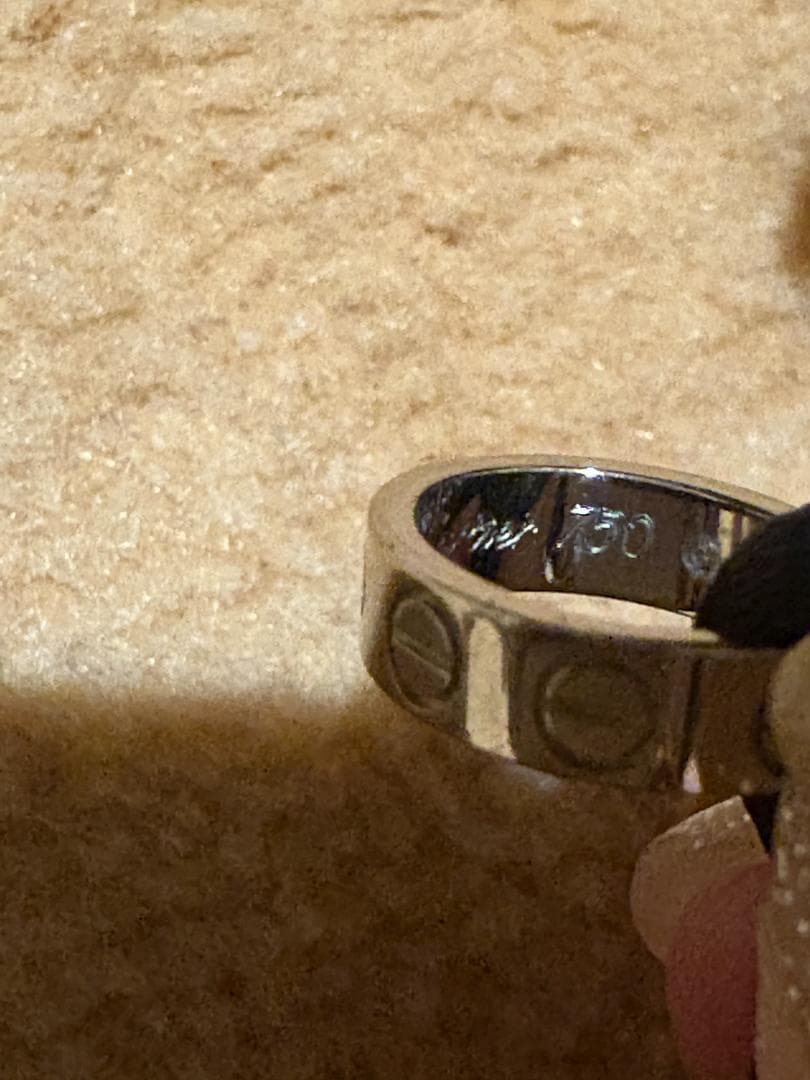 カルティエ ベビーラブ ブレスレット 保証書付 Cartier K18WG