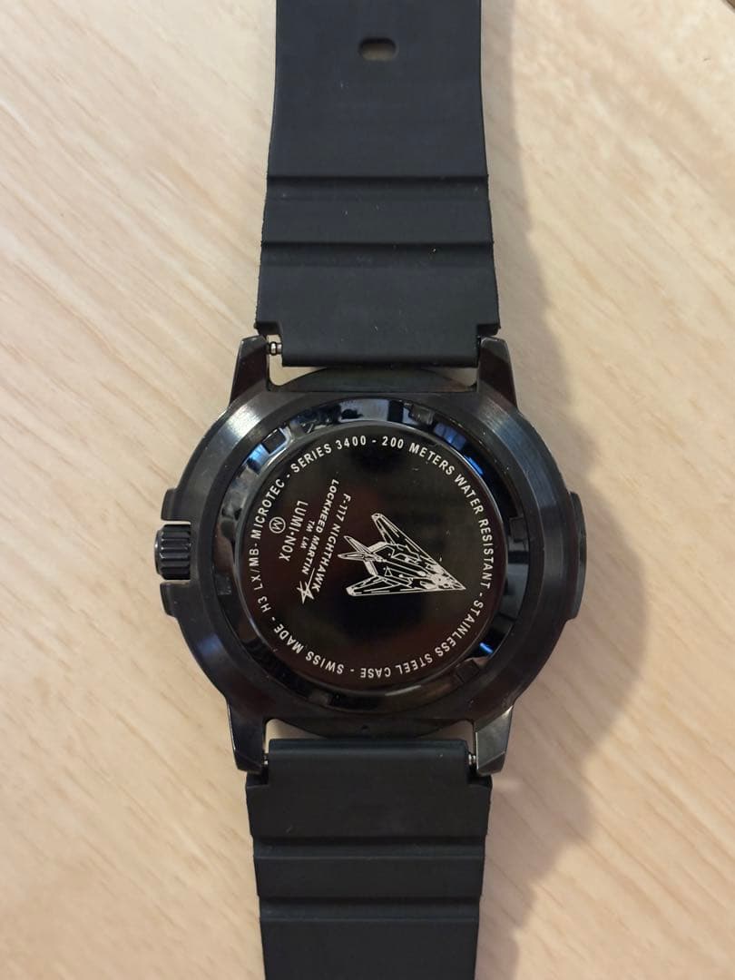 【美品】LUMINOX F-117 NIGHIHAWK ナイトホーク