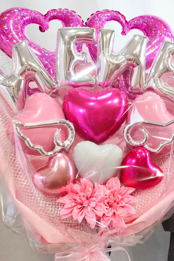 ※ご購入前に文字をご連絡下さい⭐︎NameバルーンBIGサイズ！卒業　（ローズ）