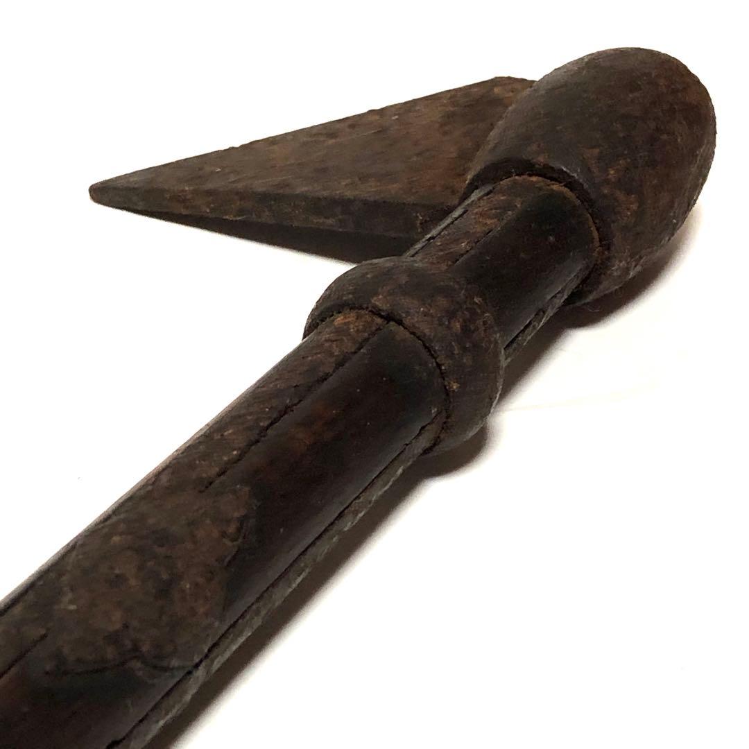 ■時代物・古道具■鳶口・とびぐち■古民具・火消し棒・消防・置物・オブジェ・刀装具