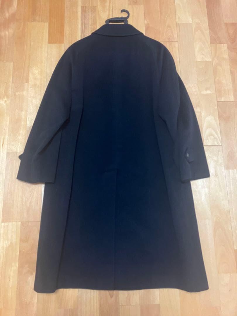 バーバリー　ロンドン　カシミヤアンゴラ　ステンカラーコート　ブラック