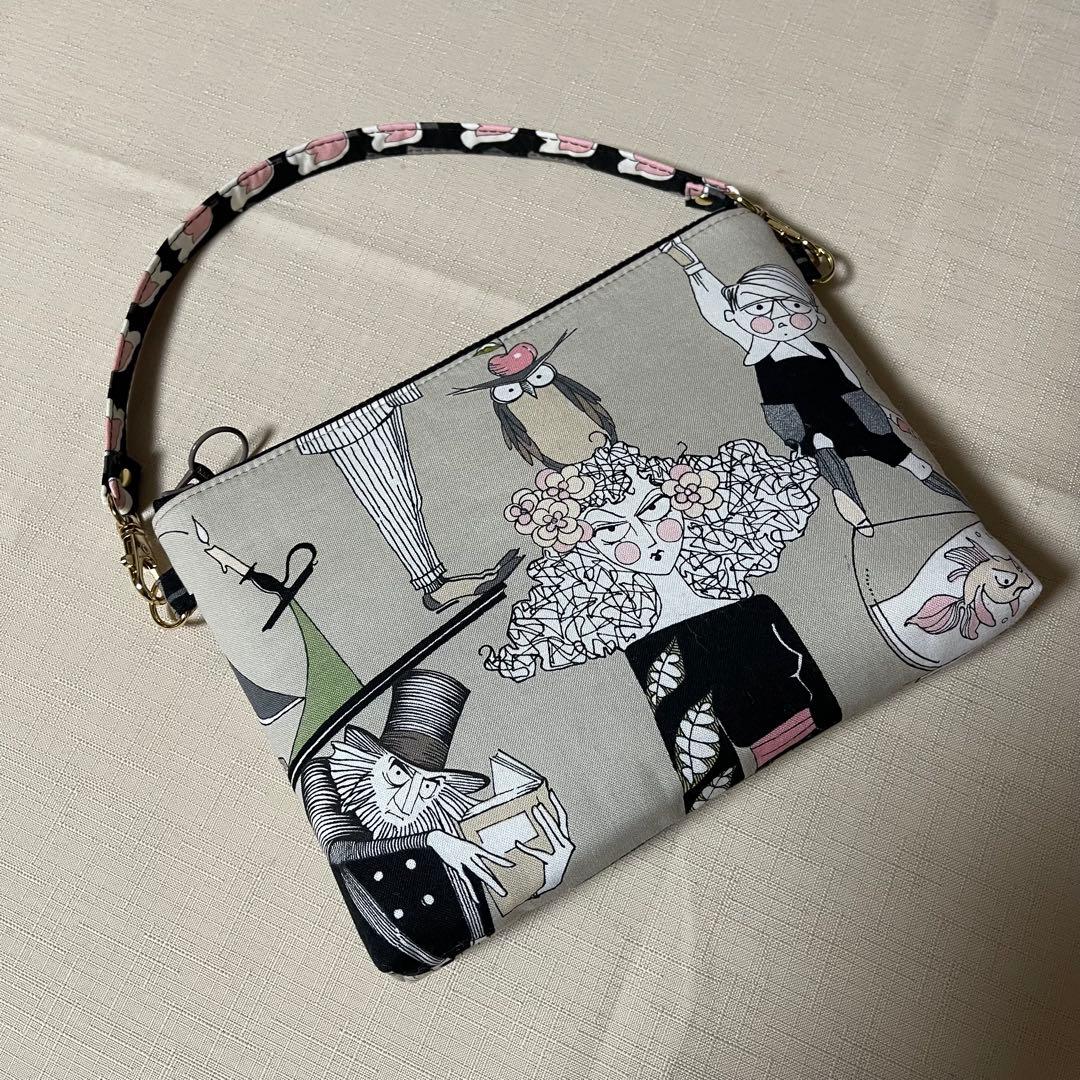 ♡12㎝ファスナーポーチ♡ハンドメイド　アレキサンダーヘンリーと♡20㎝ポーチ♡