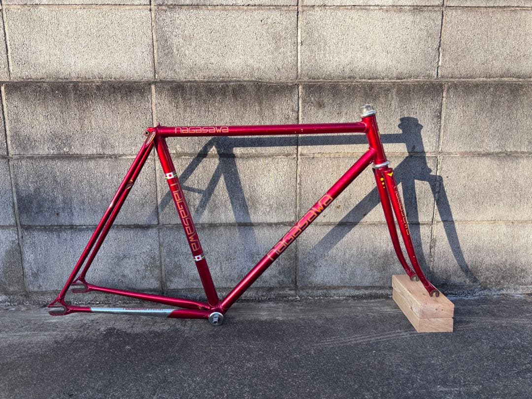NAGASAWA ピストバイク フレーム NJS 中野レッド C-C530