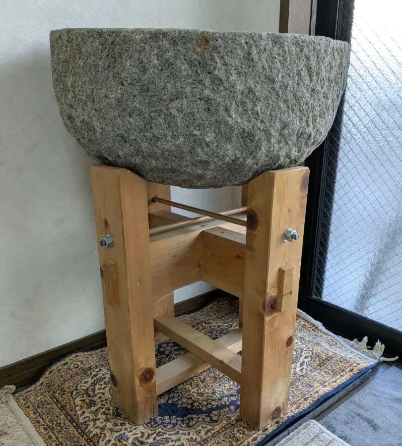 最終お値下げ!!　もちつきセット　石臼　杵　蒸し器　餅箱