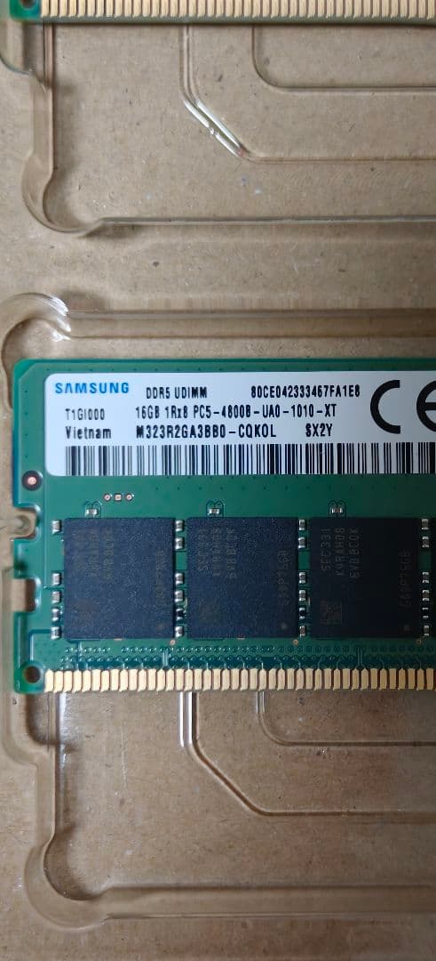 Samsung DDR5 PC5 4800 32gb (16GB×2) メモリ
