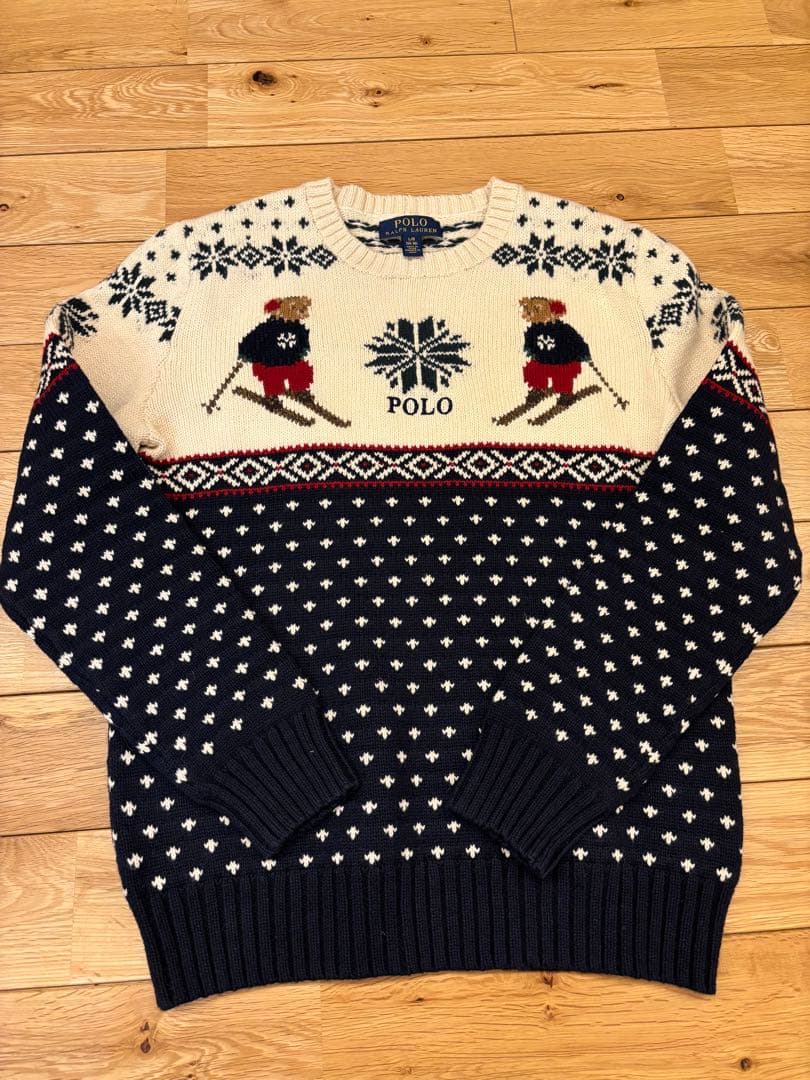 Ralph Lauren ラルフローレン POLO キッズ　ニット　くま　ウール
