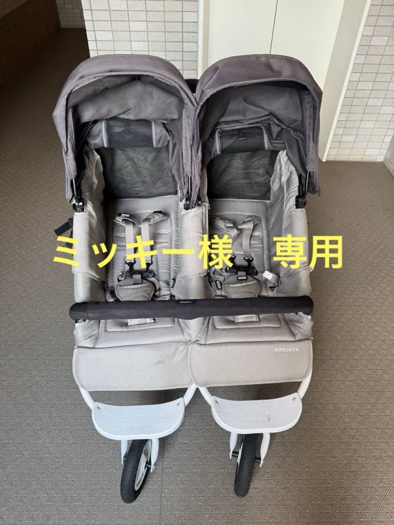 エアバギー ココダブルEX フロムバース アースグレー AirBuggy