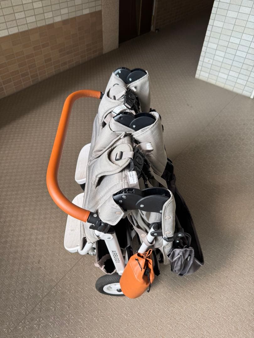 エアバギー ココダブルEX フロムバース アースグレー AirBuggy