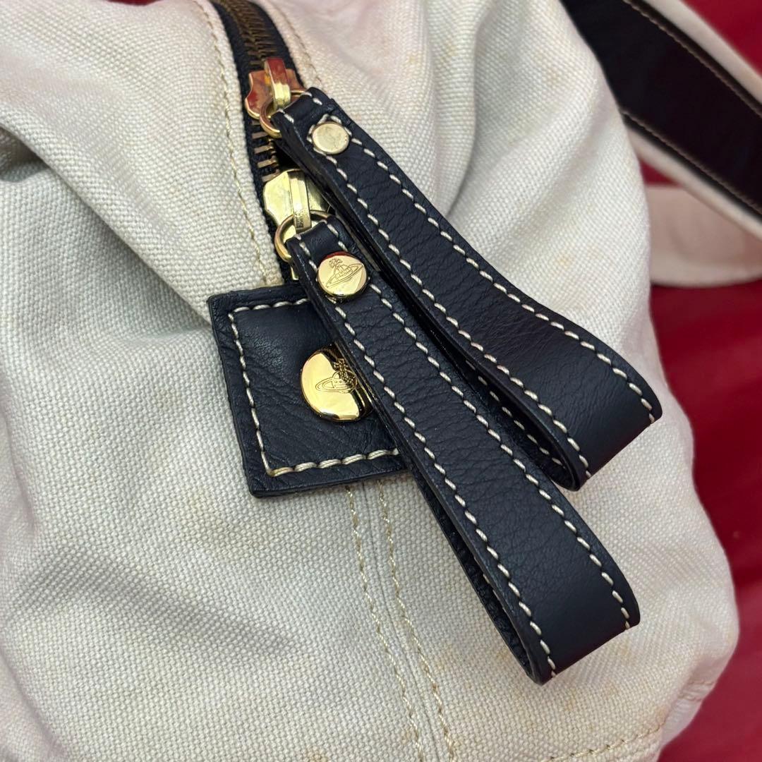 Vivienne Westwood☆キャンバス ミニボストンバッグ日本製