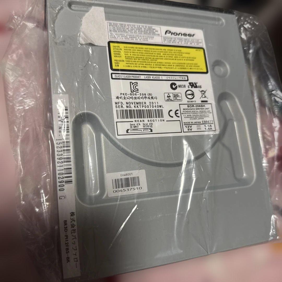 超希少 新品未使用 パイオニア製 内蔵ブルーレイドライブ BDR-206BK