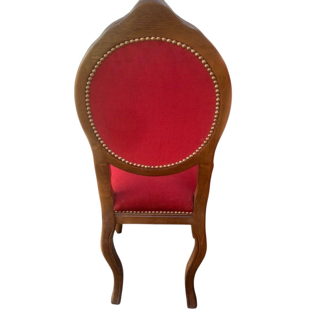 美品　イタリア製　ロココ調　アンティークチェア　ドールチェア　ヴィンテージ　猫足