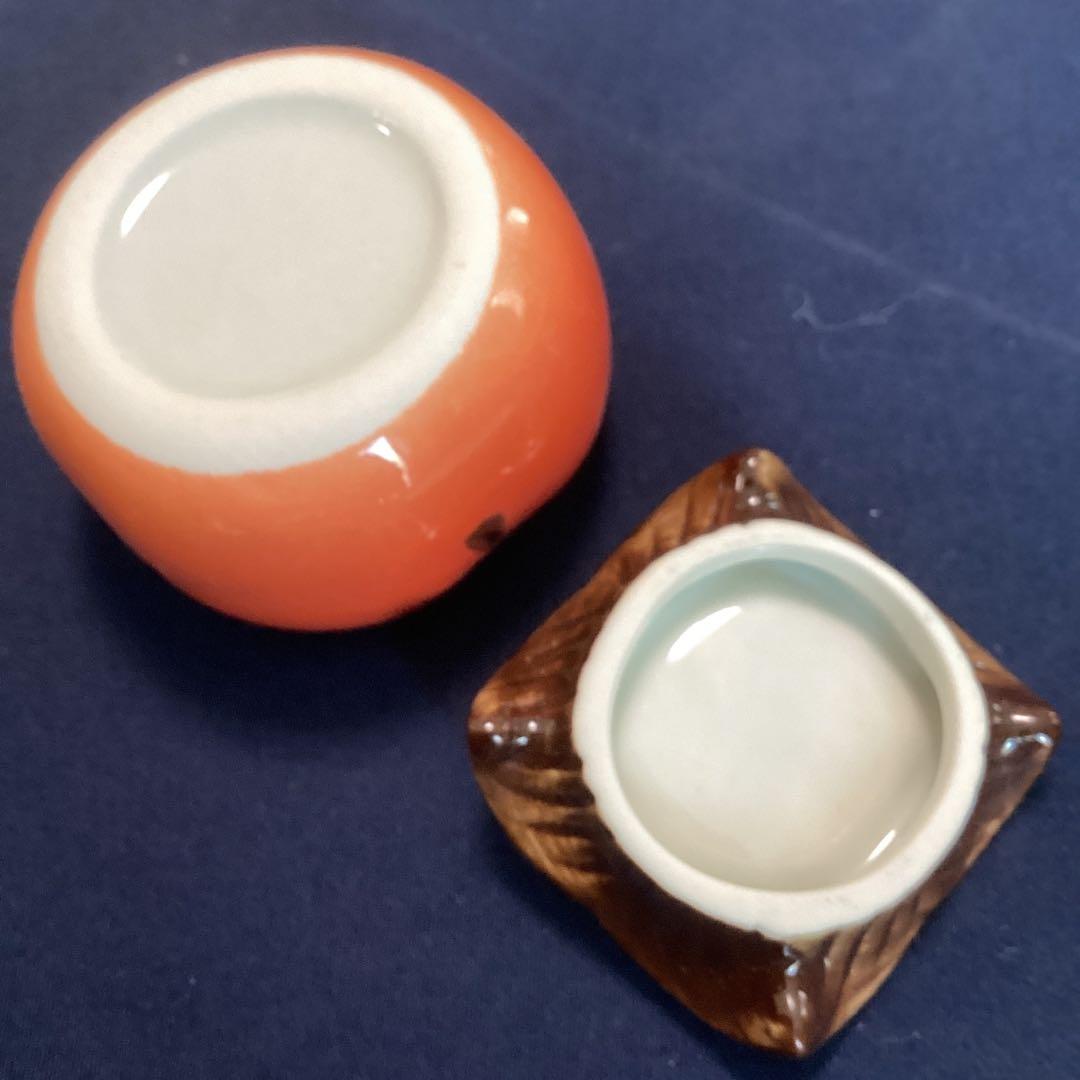 柿香合　　珍味入れ10客　　新品未使用　　　秋の器