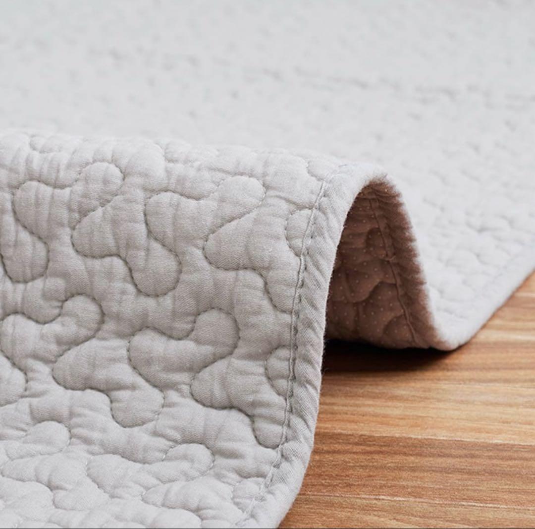 綿100% キルティングラグマット