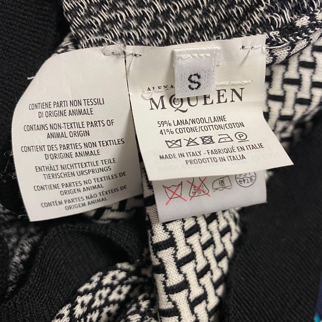 アレキサンダーマックイーン 変形ショールカラーカーディガン sizeS