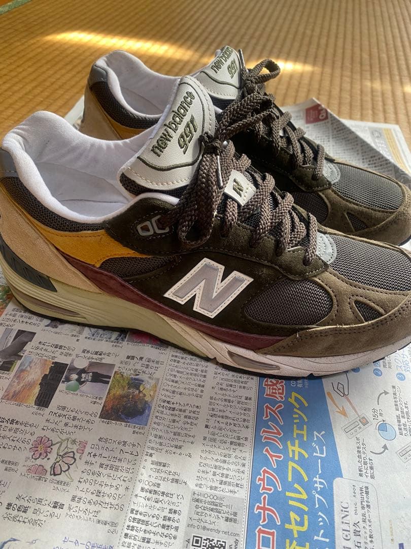 ニューバランス M991GYB 英国製 27cm ブラウン