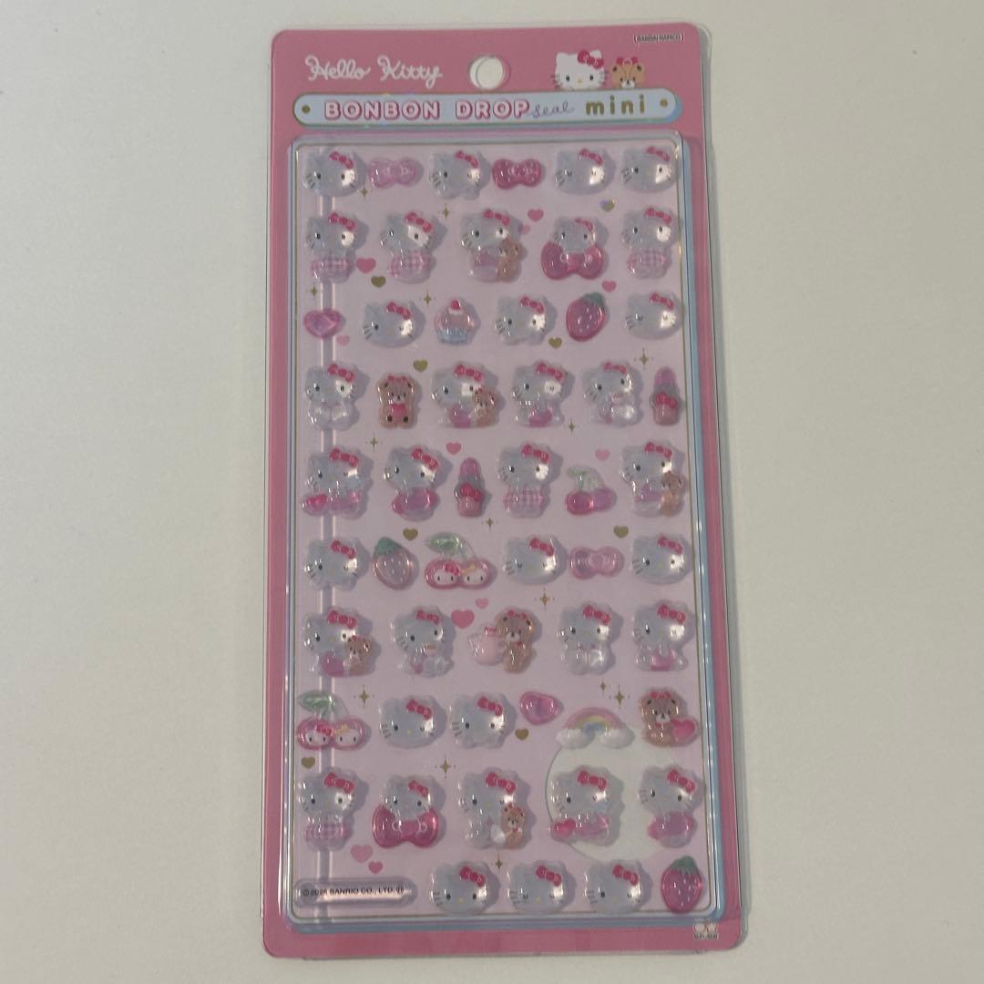 【正規品】ボンボンドロップ シール 8枚セット　サンリオ③ mini