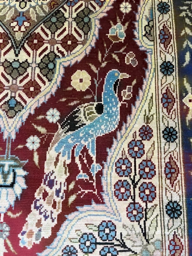 トルコ ヘレケ絨毯です。サイズ: 71x50cm