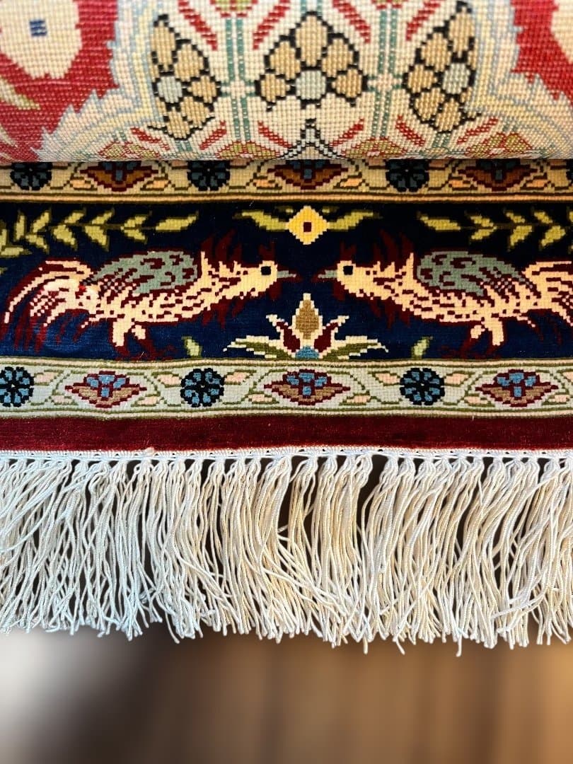 トルコ ヘレケ絨毯です。サイズ: 71x50cm