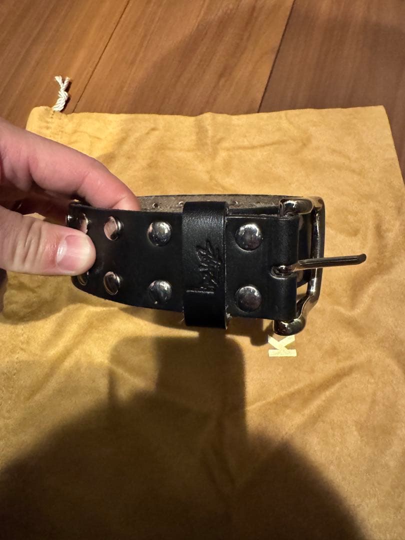 Stussy 8 Ball Studded Belt ブラック