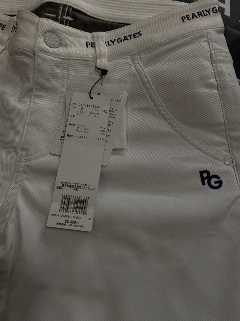 人気完売品パーリーゲイツ 冬用ストレッチカルゼ裏サーモパンツ レディスサイズ2