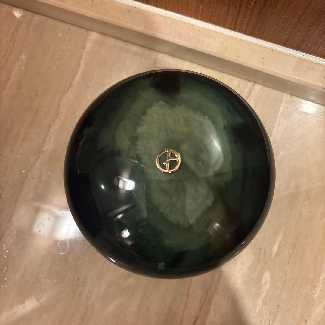 【美品】ARMANI CASA 小物入れ グリーン