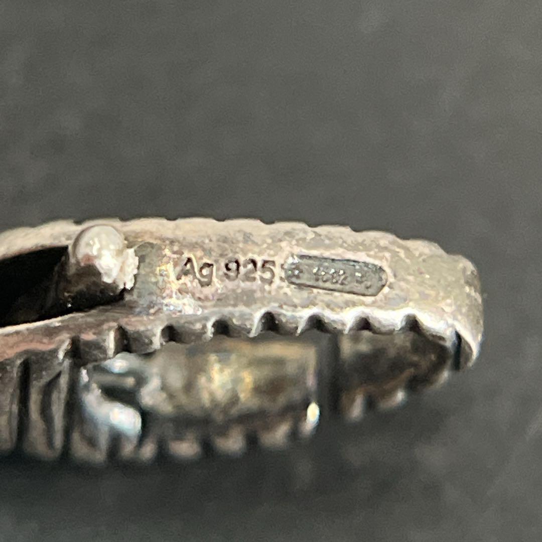 オールド　グッチ　ブレスレット　インターロッキング　シルバー　455381 燻