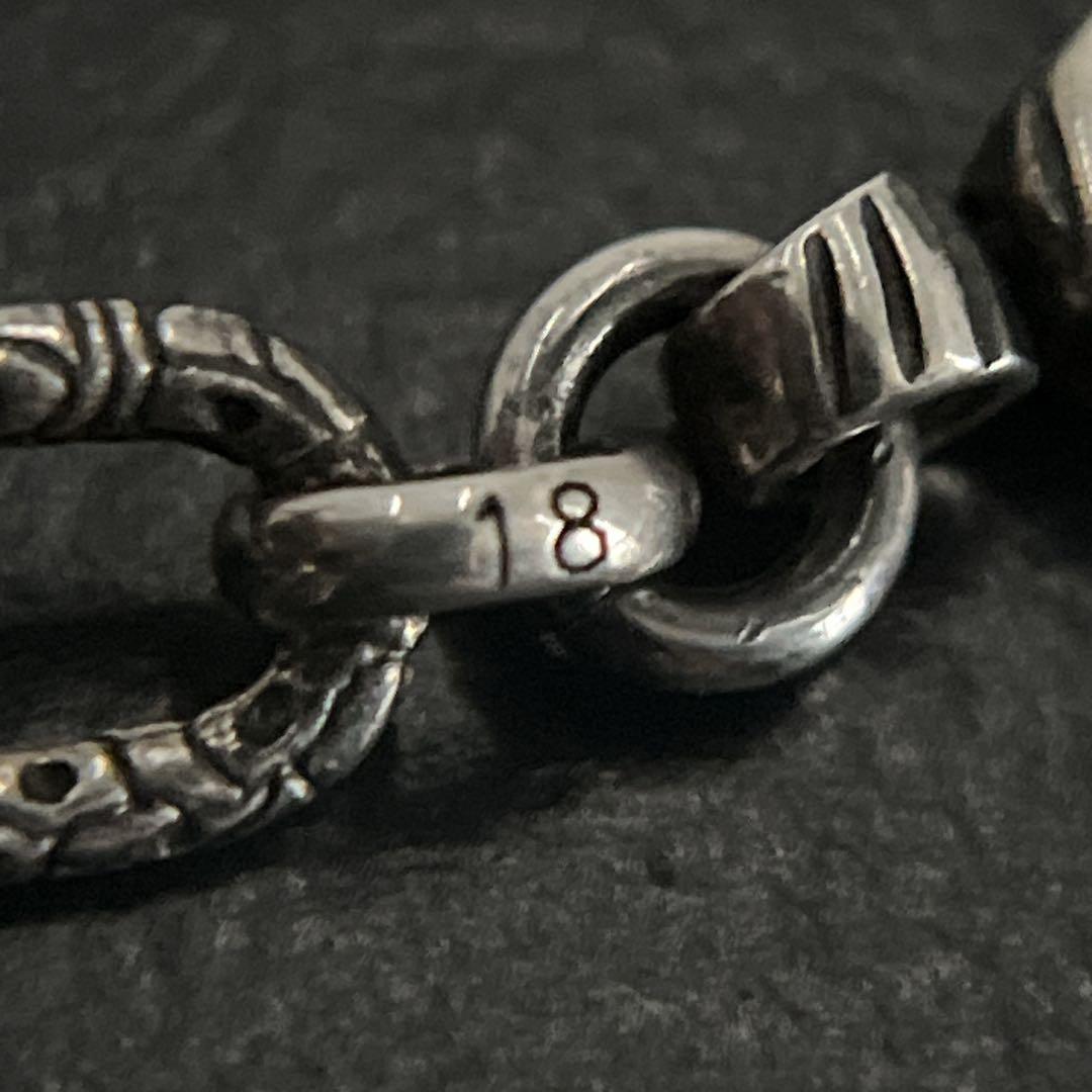 オールド　グッチ　ブレスレット　インターロッキング　シルバー　455381 燻