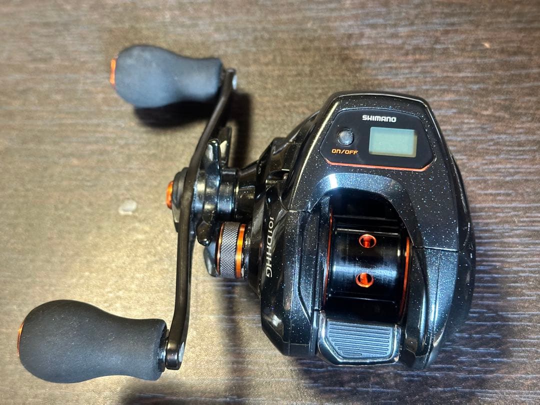 シマノ バルケッタ101DHHGベイトリール デジタル表示イカメタル　タイラバ