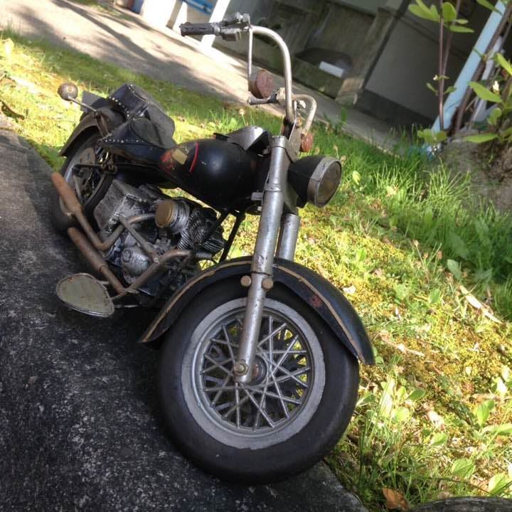 バイクの置物