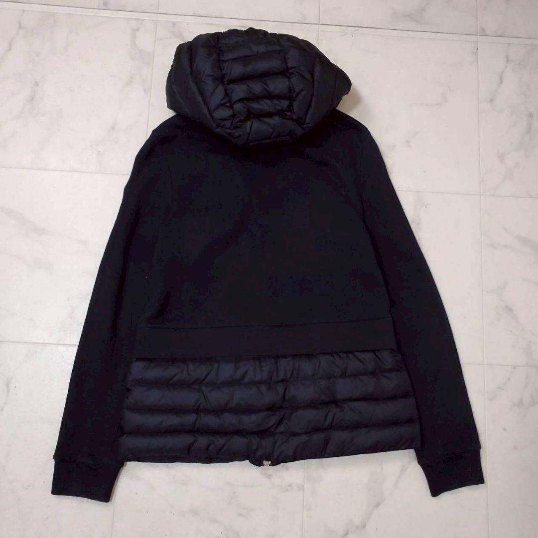 美品✨モンクレール MAGLIA CARDIGAN スウェット切替ダウンパーカー