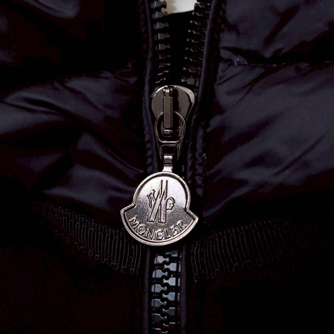 美品✨モンクレール MAGLIA CARDIGAN スウェット切替ダウンパーカー