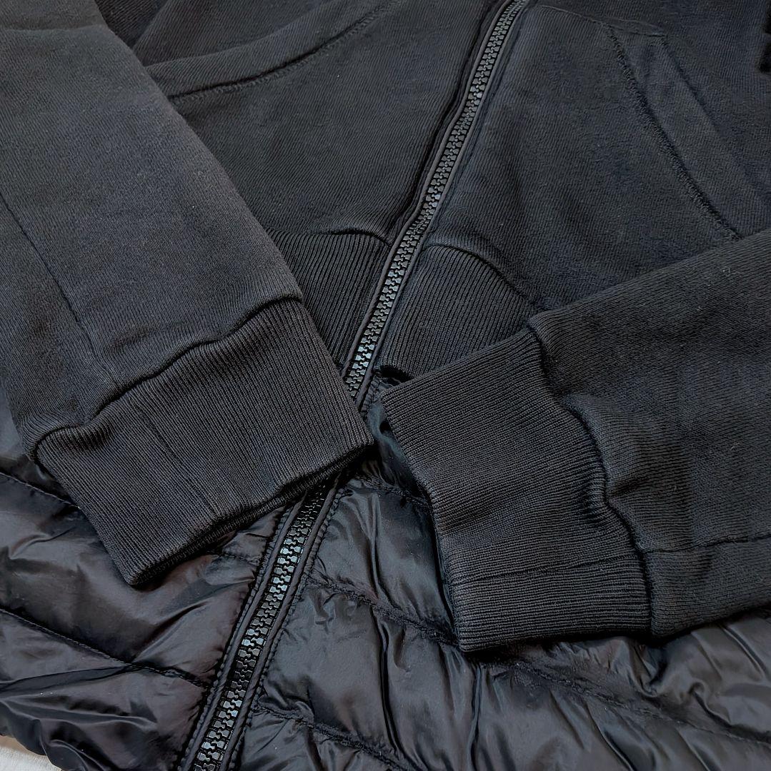 美品✨モンクレール MAGLIA CARDIGAN スウェット切替ダウンパーカー