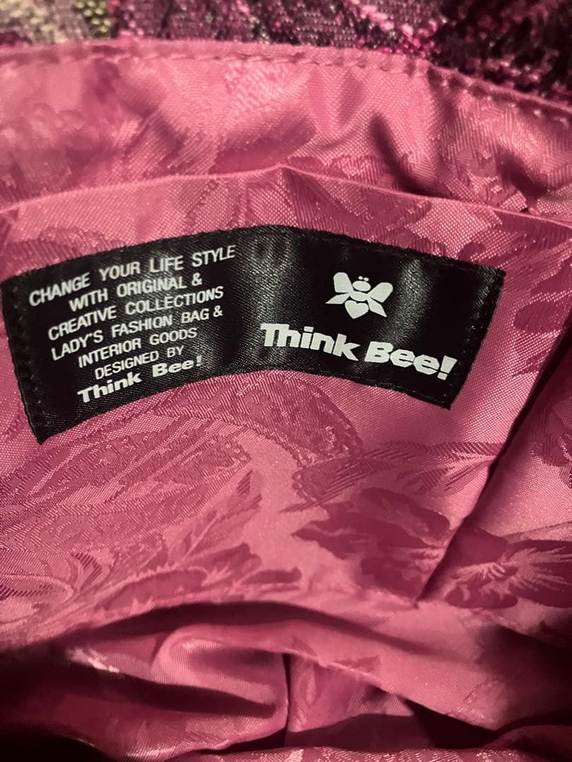 Think Bee! ネバーエンディングピンクローズ スパンコールビジュー