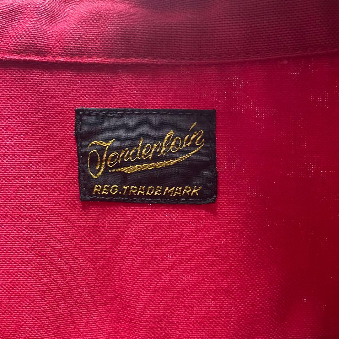 テンダーロイン ボーリングシャツ　T-BOWL レッド　赤　サイズXS