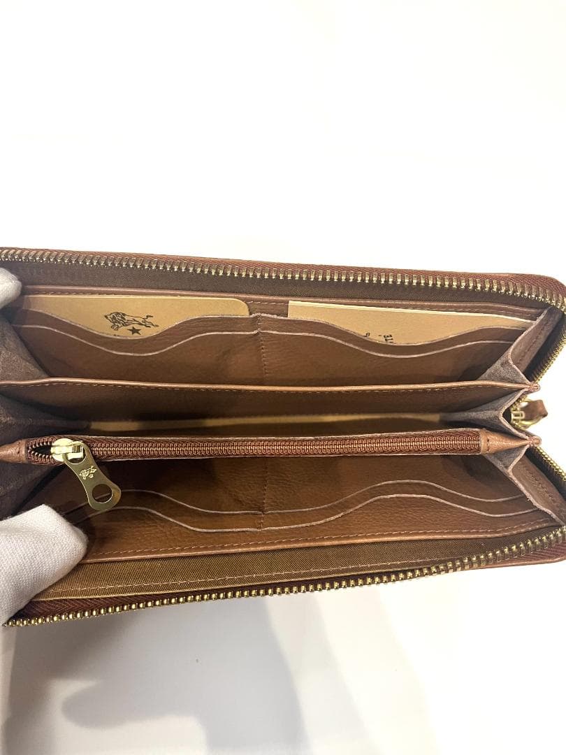 イルビゾンテ SZW046 レザー ラウンドファスナー 長財布【未使用品】