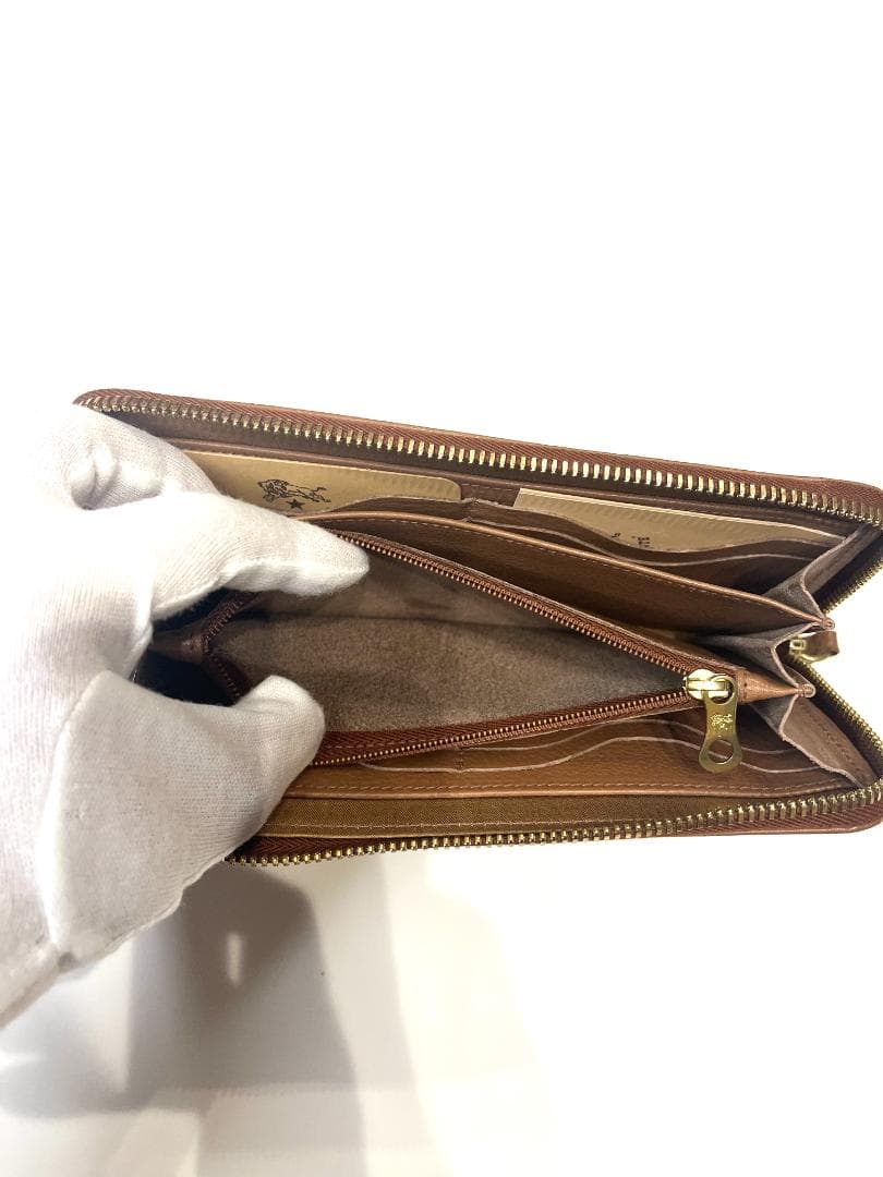 イルビゾンテ SZW046 レザー ラウンドファスナー 長財布【未使用品】