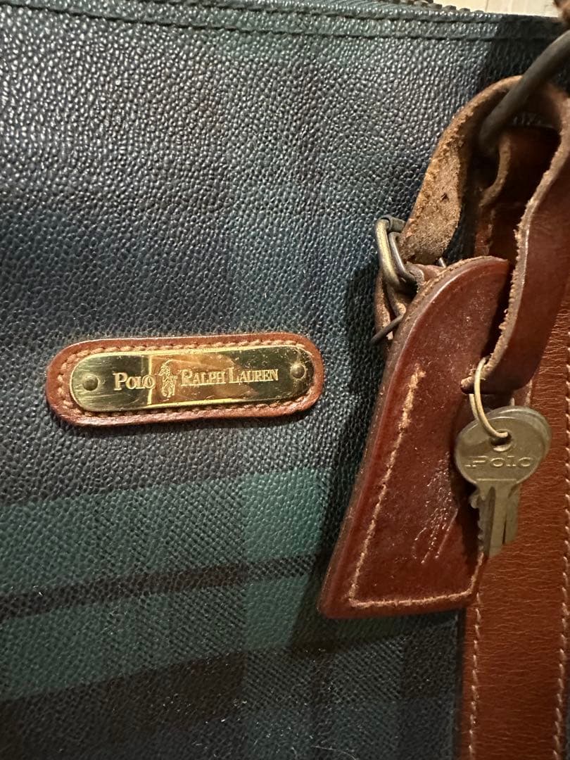 Ralph Lauren ボストンバッグ チェック柄