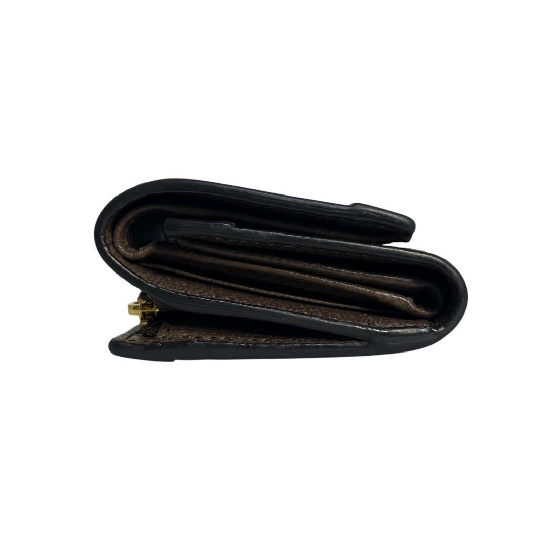 レア✨グッチ 三つ折り財布 GGマーモント オフィディア レザー ブラウン