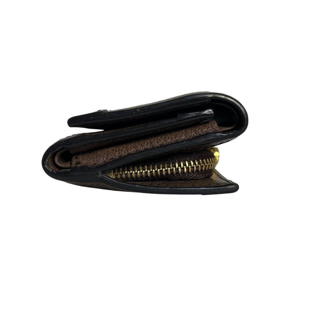 レア✨グッチ 三つ折り財布 GGマーモント オフィディア レザー ブラウン