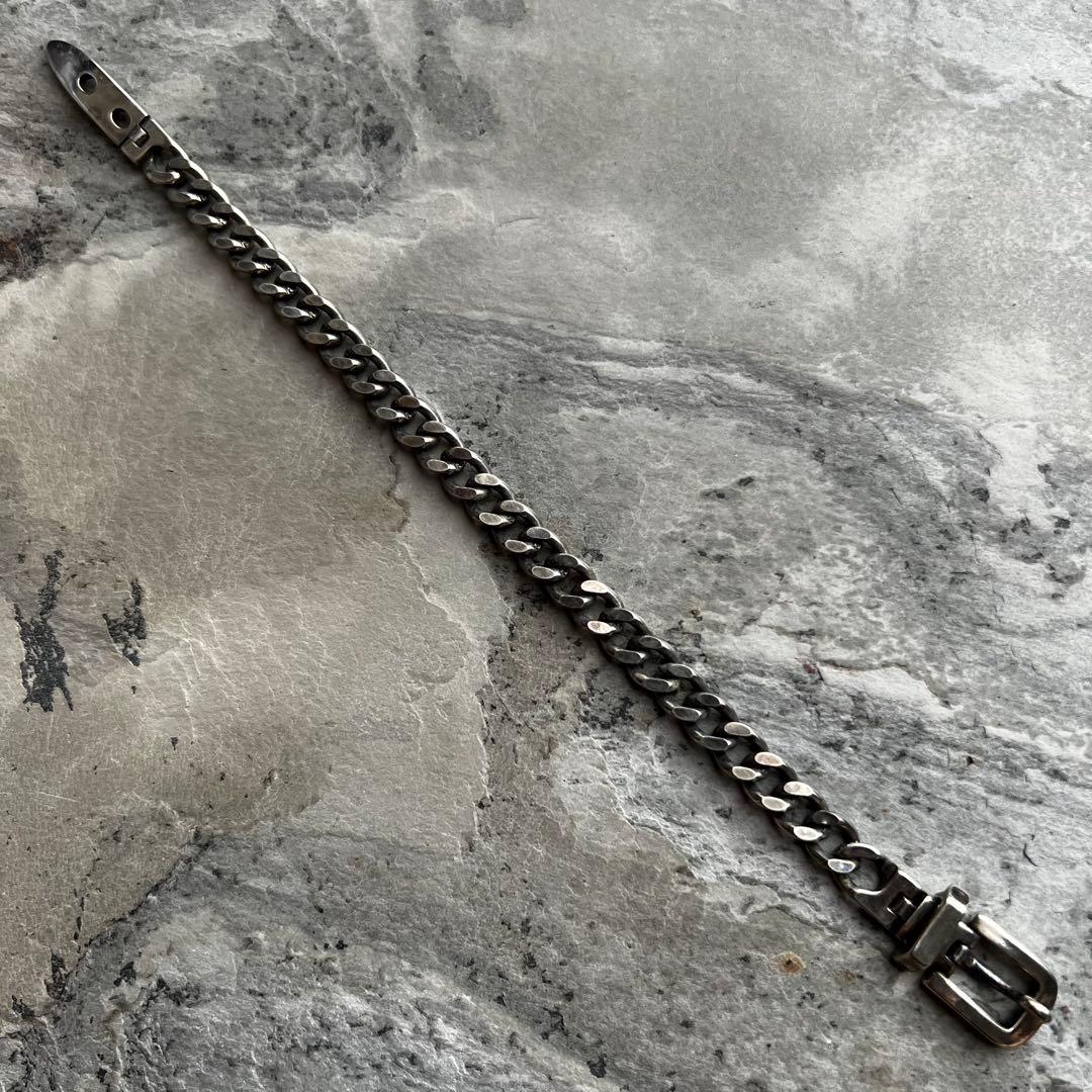 ヴィンテージ VINTAGE ベルト デザイン 喜平チェーン ブレスレット